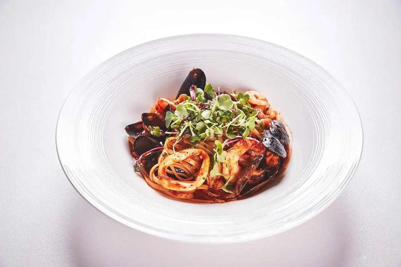 pescatore tomato pasta