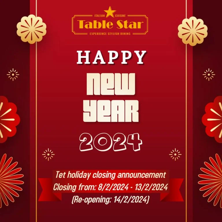 2024 Tet holiday closing announcement